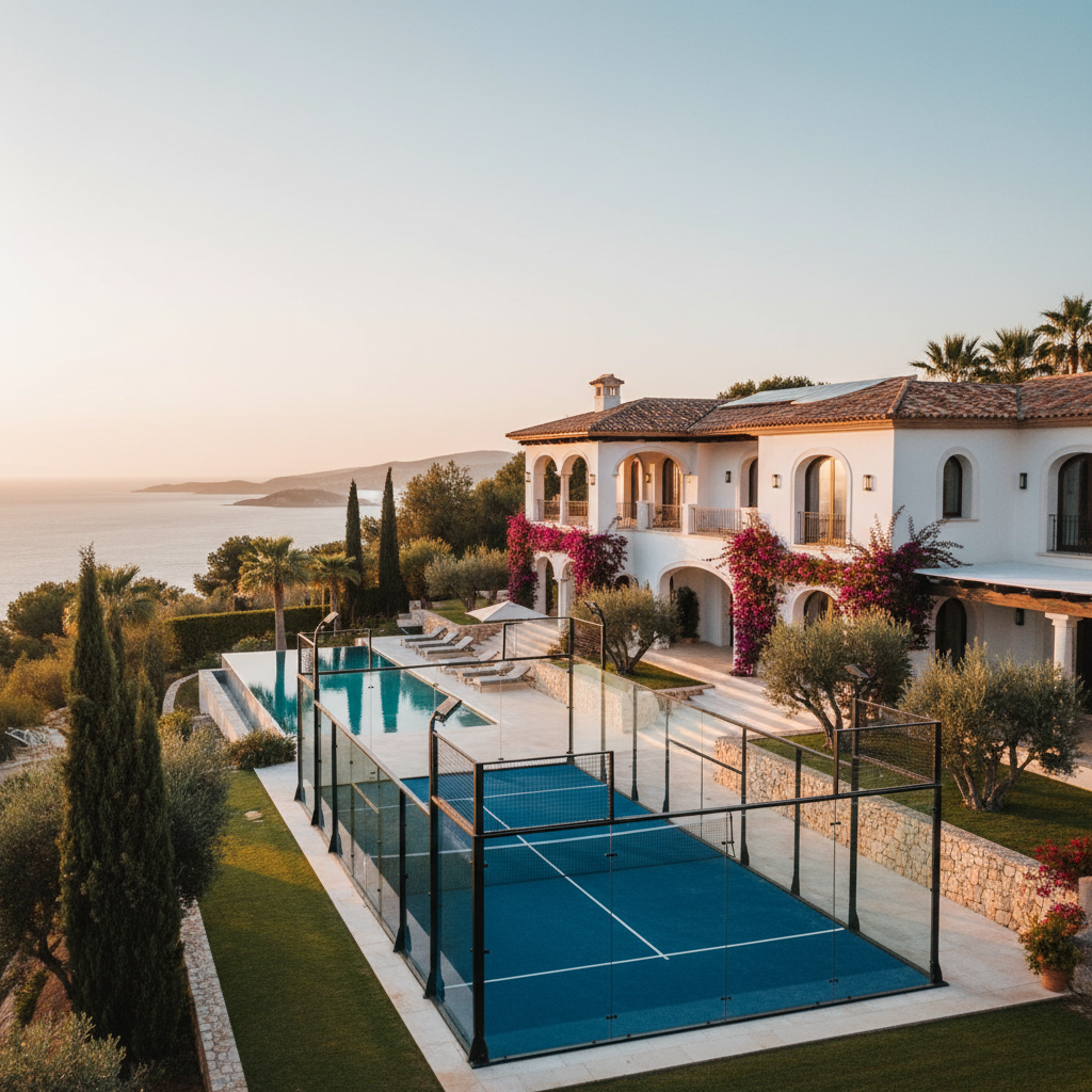 Padel op vakantie: zo vind je een huis met eigen court