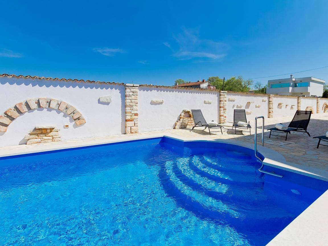 Vakantieappartement met privézwembad en zwembad in Umag, Kroatië voor 6 personen foto 25
