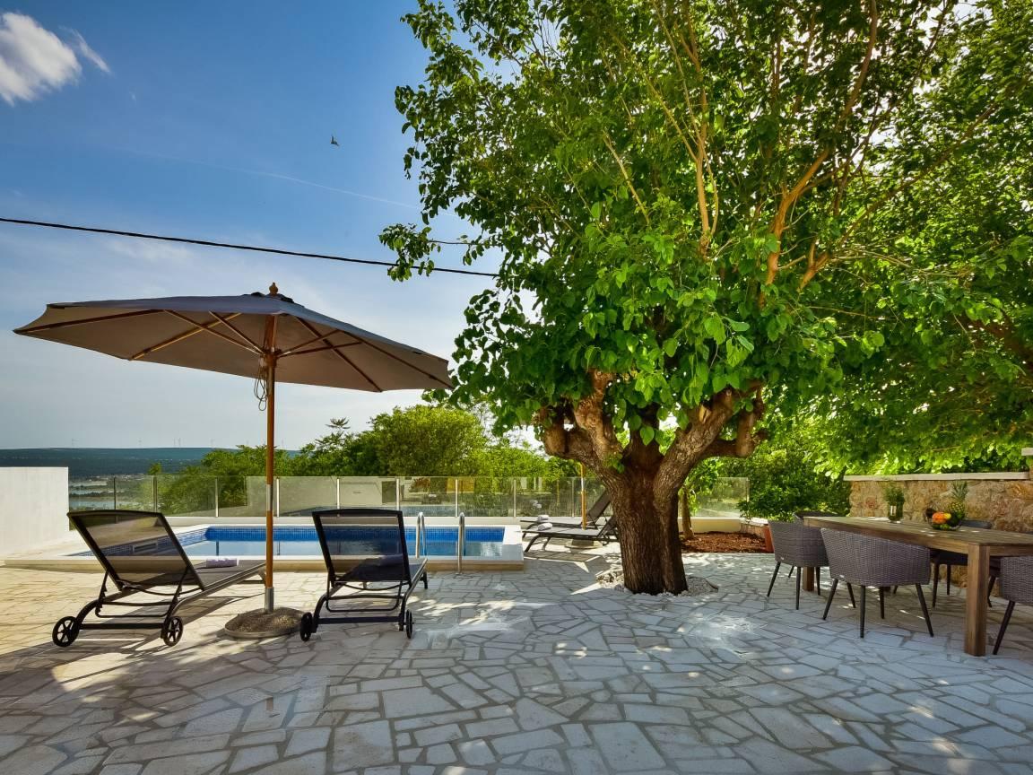 Vakantiehuis met privézwembad en zwembad in Novigrad (Zadar), Kroatië voor 6 personen foto 20