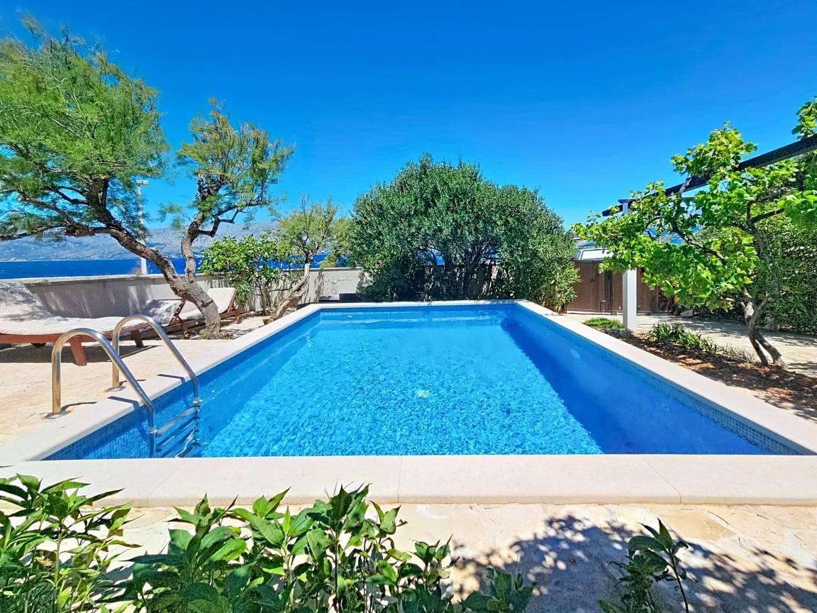 Vakantiehuis met privézwembad en sauna in Brač/Povlja, Kroatië voor 10 personen foto 25