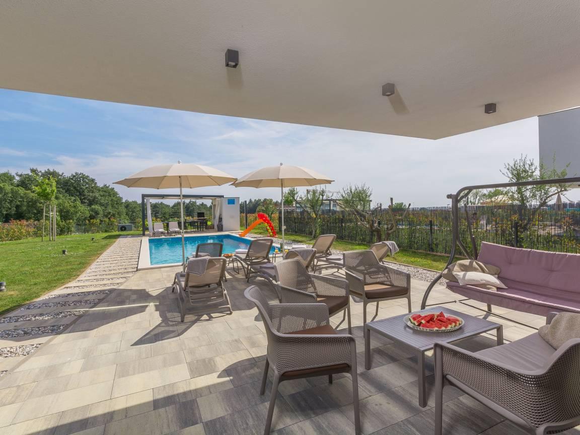 Vakantievilla met privézwembad en jacuzzi in Novigrad (Istra), Kroatië voor 8 personen foto 21
