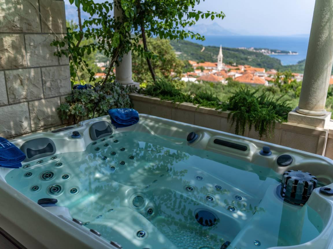 Vakantiehuis met privézwembad en jacuzzi in Brač/Selca, Kroatië voor 6 personen foto 25