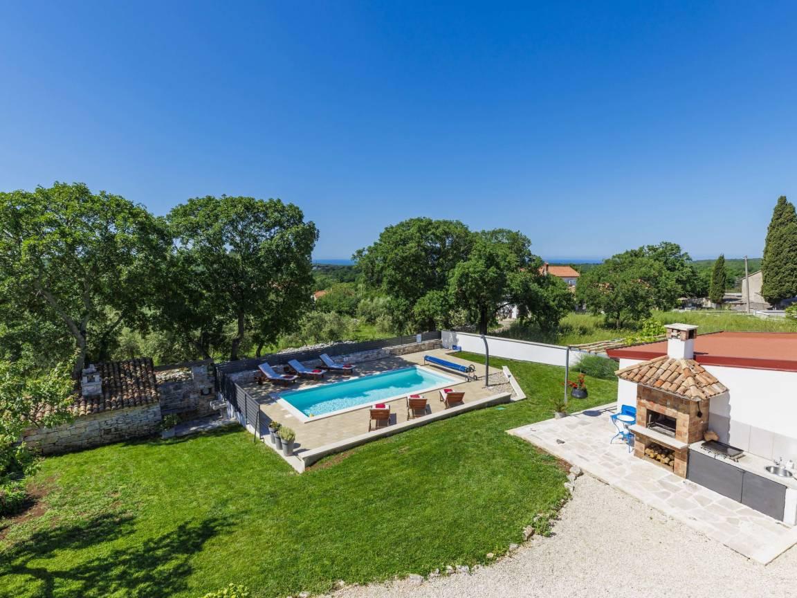 Vakantievilla met privézwembad en zeezicht in Rovinj/Bale, Kroatië voor 6 personen foto 19