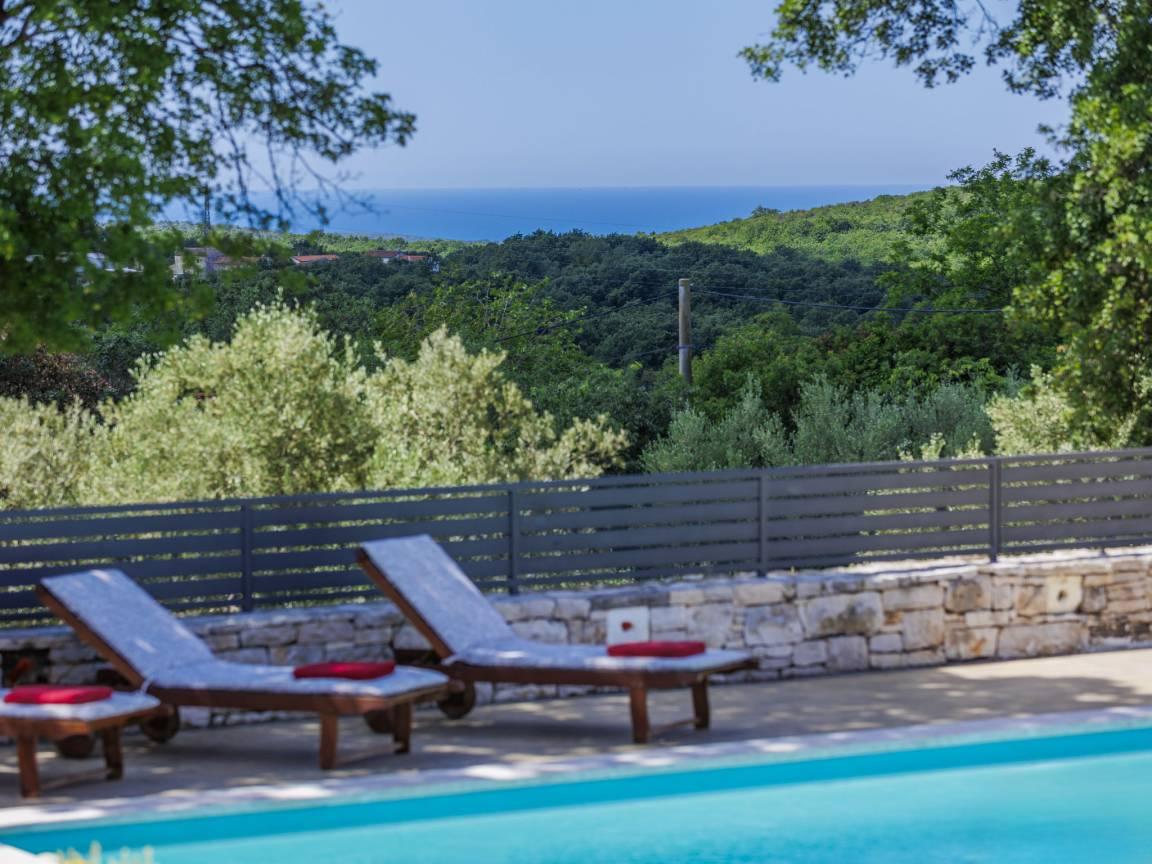 Vakantievilla met privézwembad en zeezicht in Rovinj/Bale, Kroatië voor 6 personen foto 21