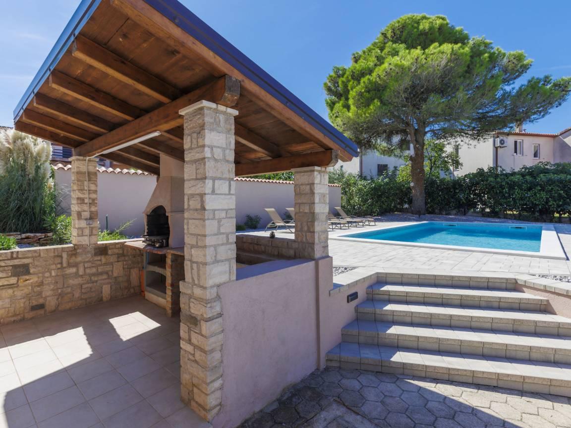 Vakantieappartement met privézwembad en zwembad in Štinjan, Kroatië voor 6 personen foto 21