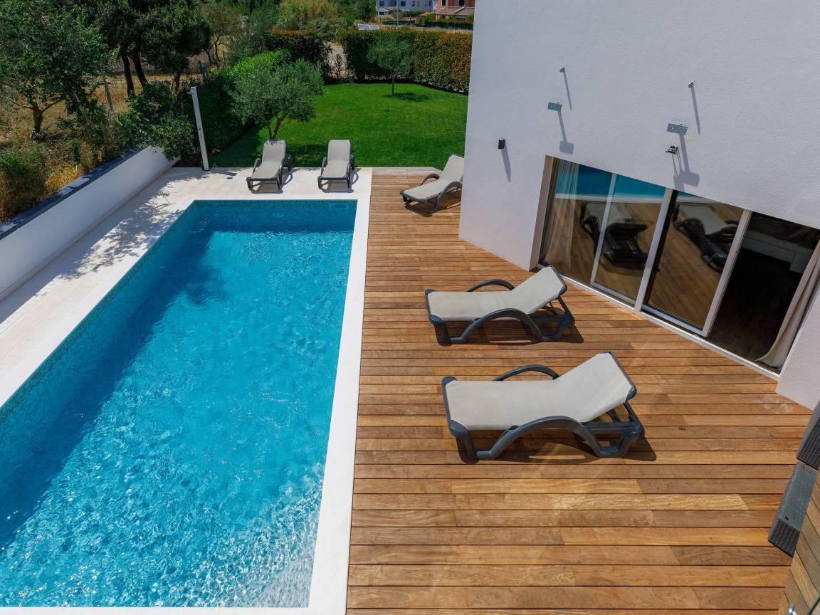 Vakantiehuis met privézwembad en zwembad in Pula/Banjole, Kroatië voor 8 personen foto 22