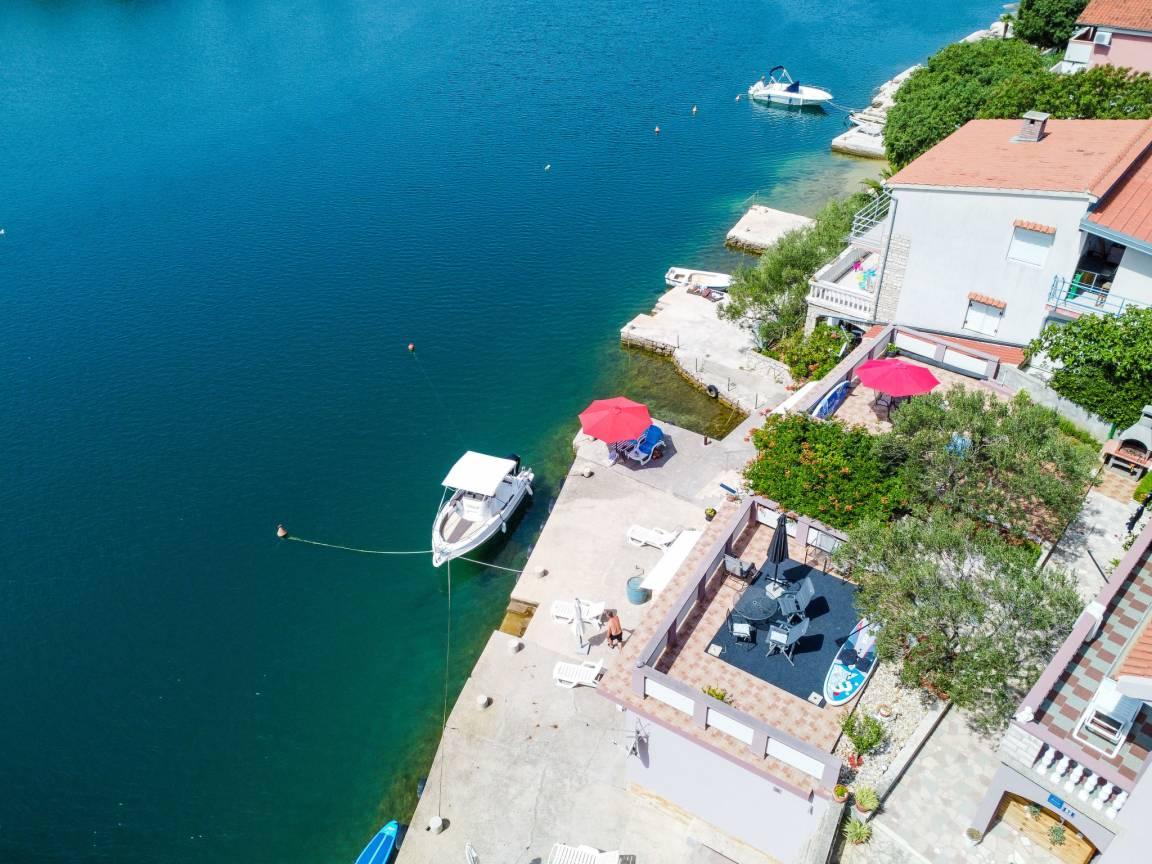 Vakantieappartement met zeezicht en ligging bij zee in Novigrad (Zadar), Kroatië voor 6 personen foto 24