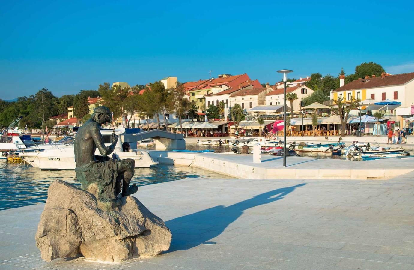 Vakantiewoning met airco en 45 m², 1 slaapkamer en sauna in Njivice, Krk, Kroatië voor 4 personen foto 23