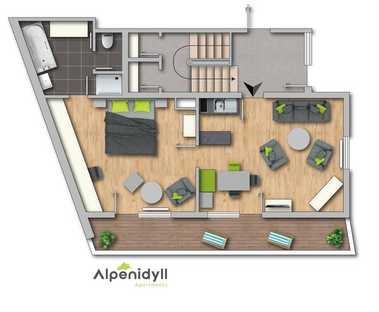 Vakantieappartement in Tauern, Oostenrijk voor 4 personen foto 12