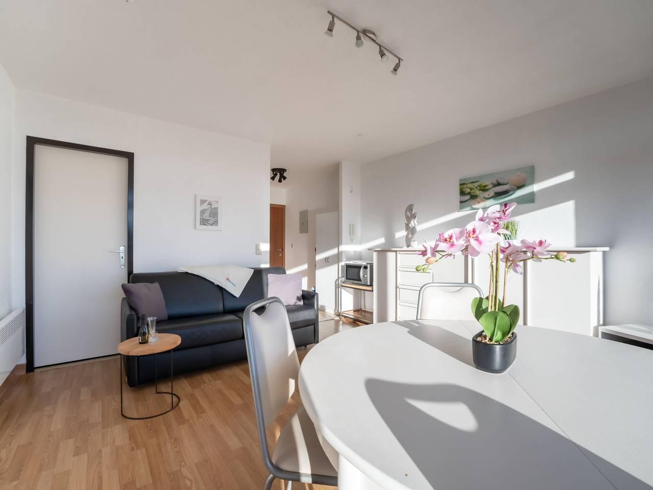 Vakantieappartement met 1 slaapkamer en balkon in Bredene, Belgische Kust, België voor 4 personen foto 3