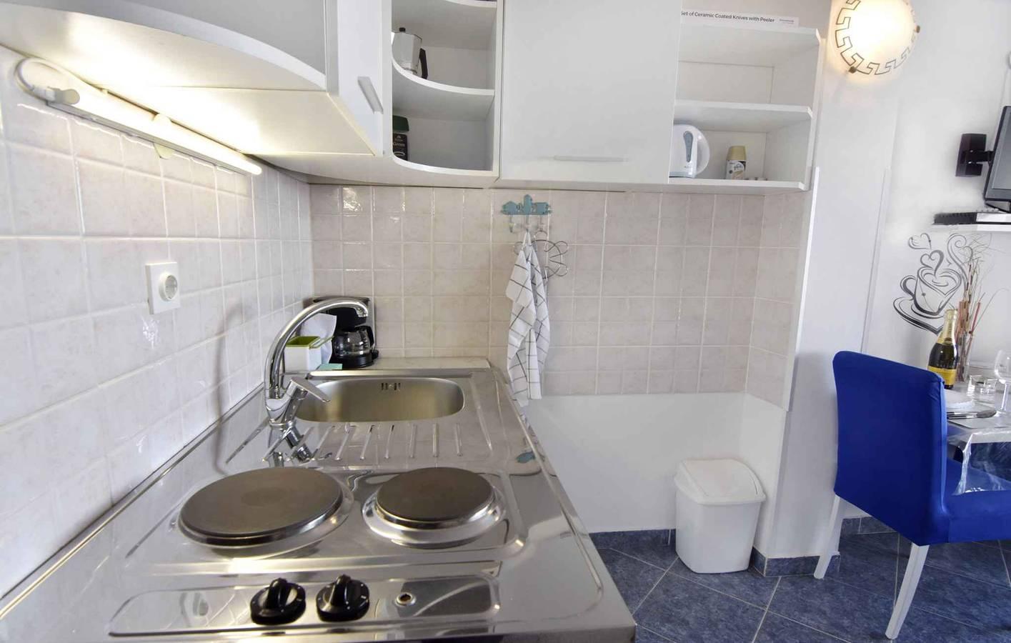 Studio met balkon en airconditioning in Umag, Kroatië voor 2 personen foto 19