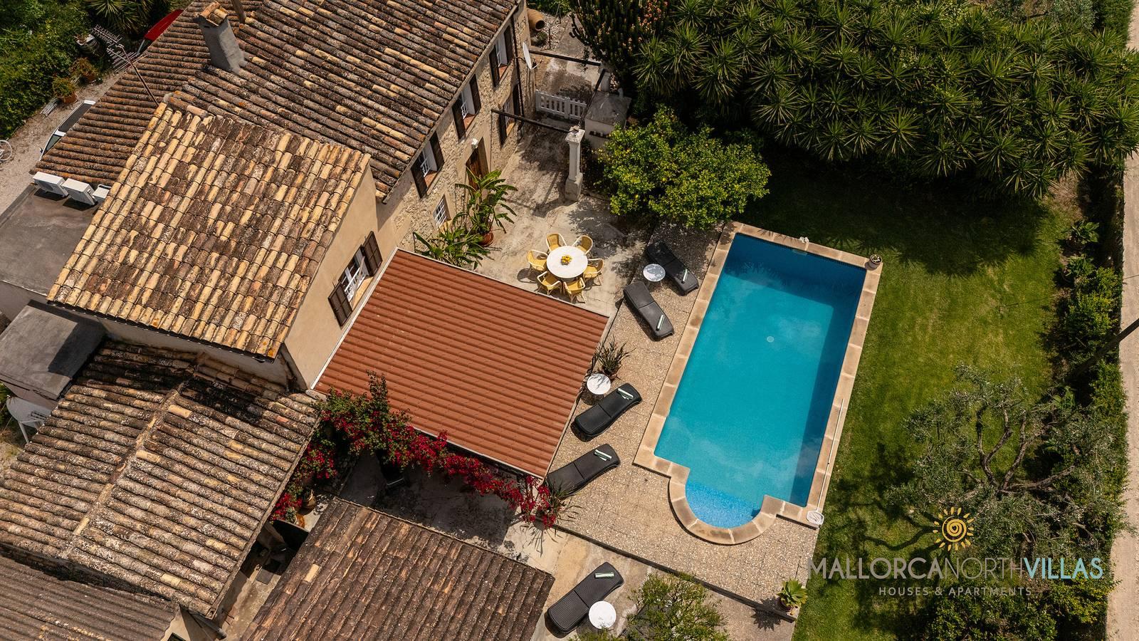 Ca na Pereta: Encanto Tradicional con Piscina Priv in Pollença, Noord-Mallorca, Spanje voor 6 personen foto 23