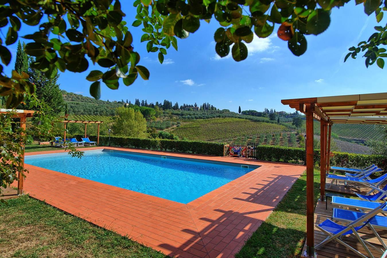 Casa Rossa - Casa Rossa 3 in Gorgognano, Certaldo, Italië voor 4 personen foto 19