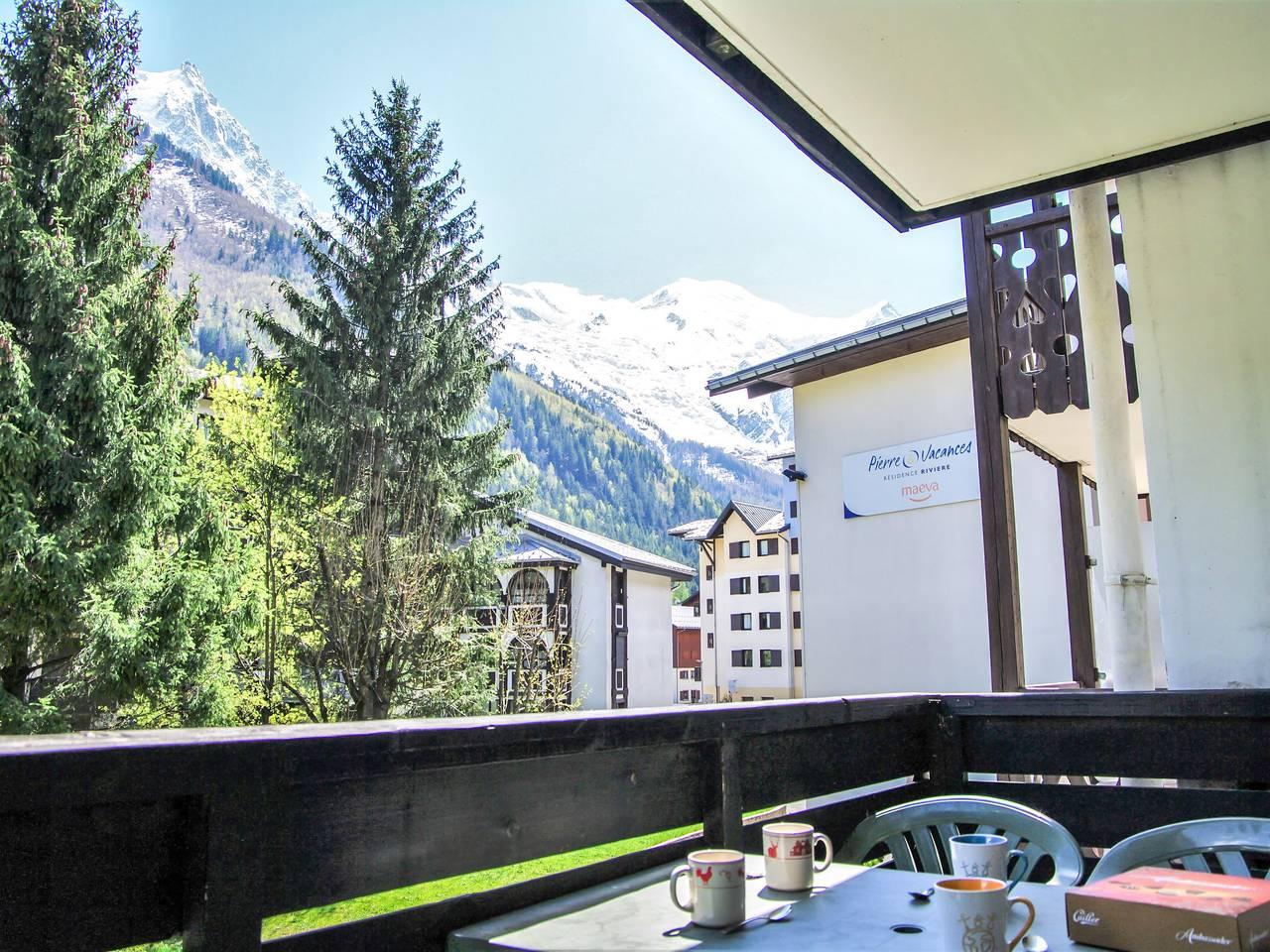 Le Grépon met 1 slaapkamer en balkon in Brevent-Flegere, Chamonix, Frankrijk voor 4 personen foto 9