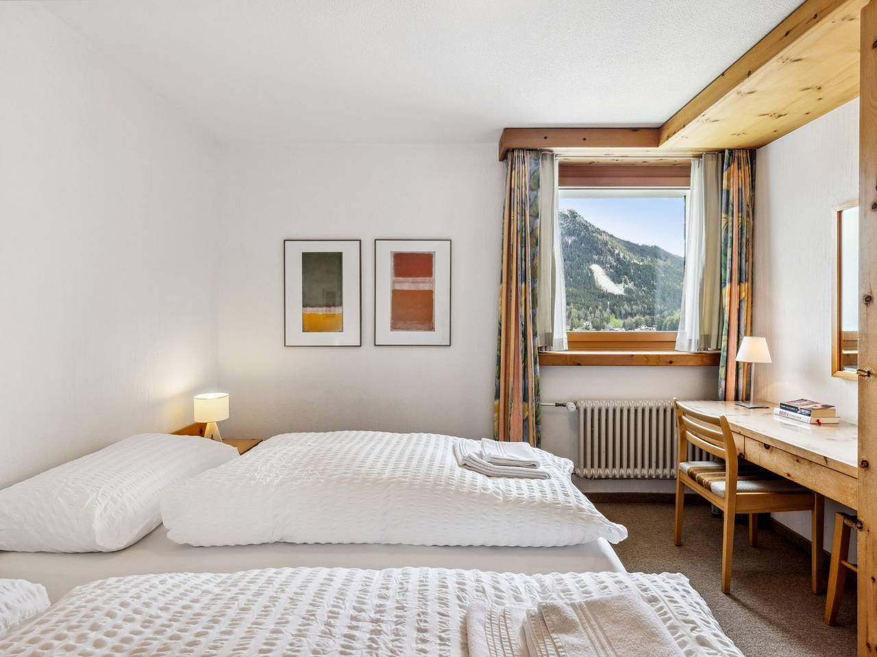 Vakantieappartement met sauna en binnenzwembad in Flüelapass, Davos, Zwitserland voor 4 personen foto 6