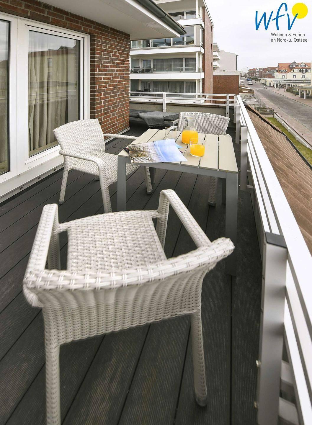 Vakantieappartement met 1 slaapkamer en balkon in Wangerooge, Duitsland voor 2 personen foto 23