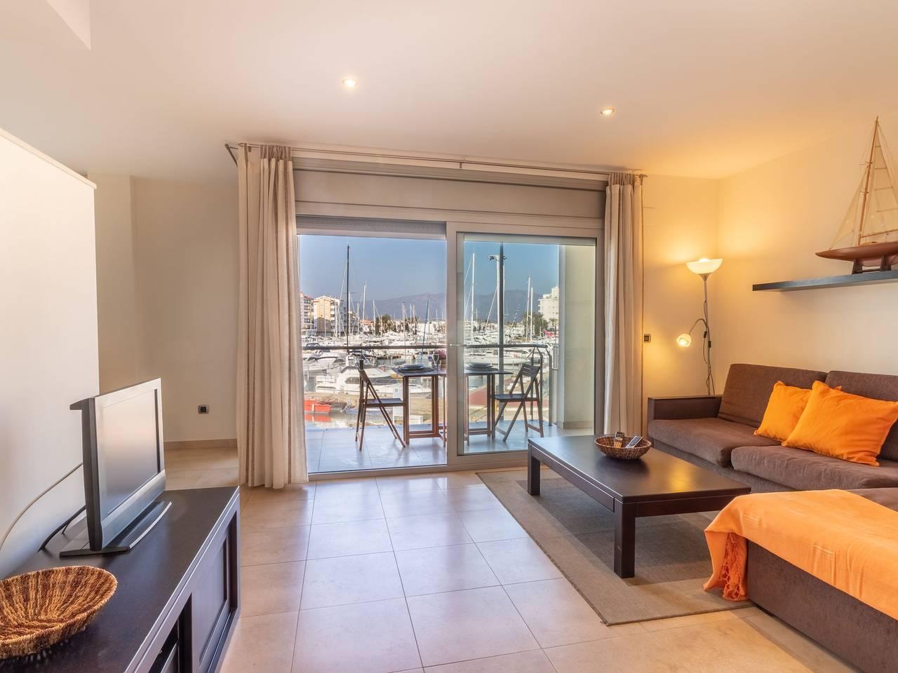 Del Port met 63 m², 1 slaapkamer en terras in Empuriabrava, Upper Empordà, Spanje voor 4 personen foto 2