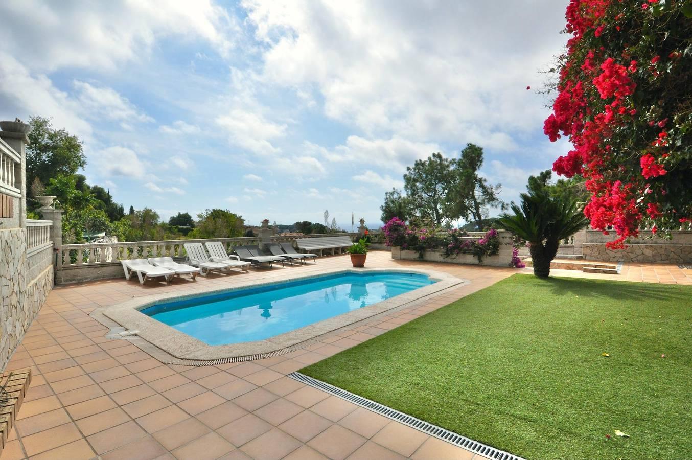 Villa Dolcedo, privé zwembad, uitzicht op zee, op slechts 1 km in Roca Grossa, Lloret de Mar, Spanje voor 8 personen foto 21