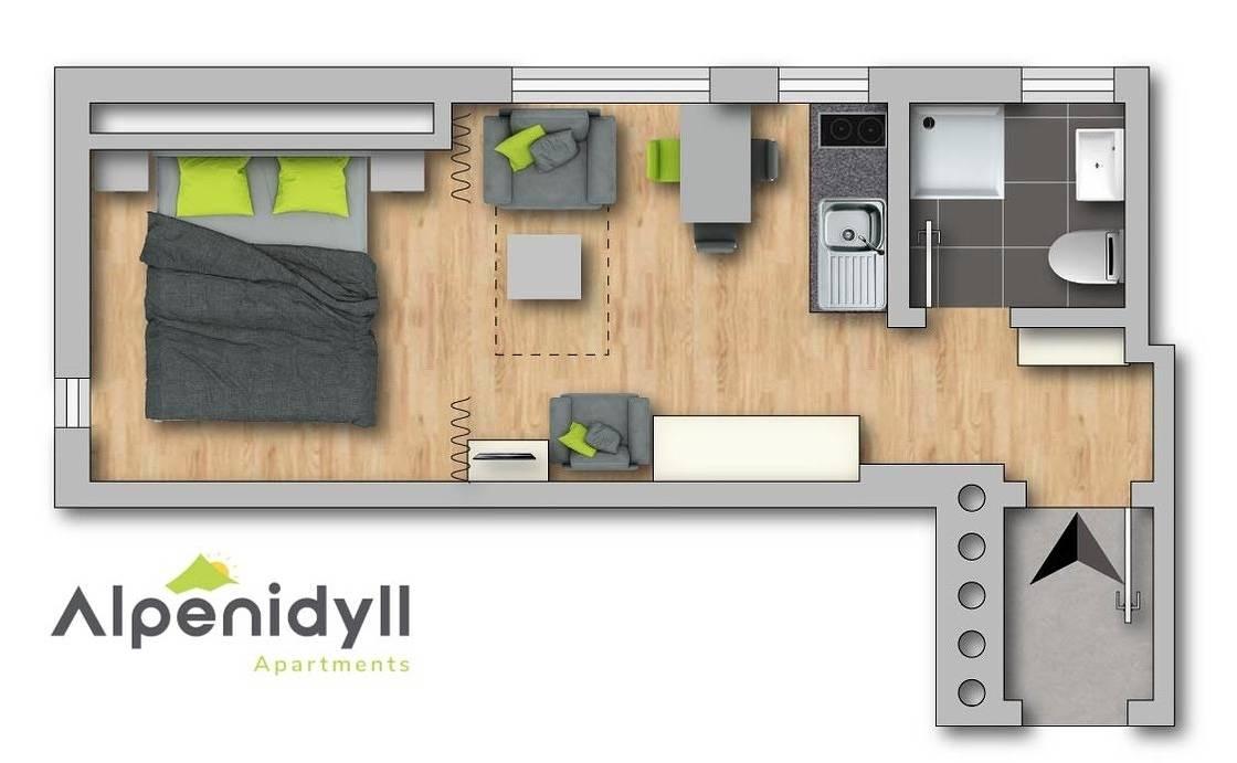 Vakantieappartement in Tauern, Oostenrijk voor 2 personen foto 6