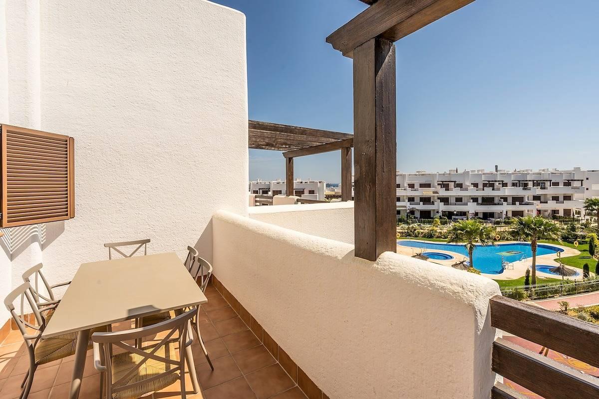 Vakantieappartement met jacuzzi en zeezicht in Mar de Pulpi, Pulpí, Spanje voor 4 personen foto 21