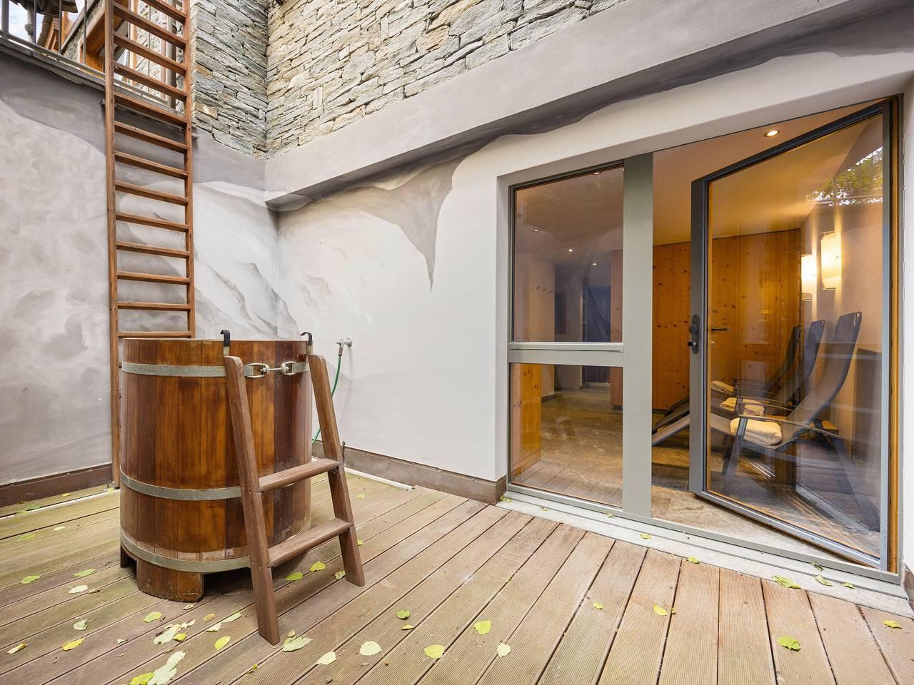 Vakantieappartement met sauna en 1 slaapkamer en terras in Zermatt, Walliser Alpen, Zwitserland voor 2 personen foto 20