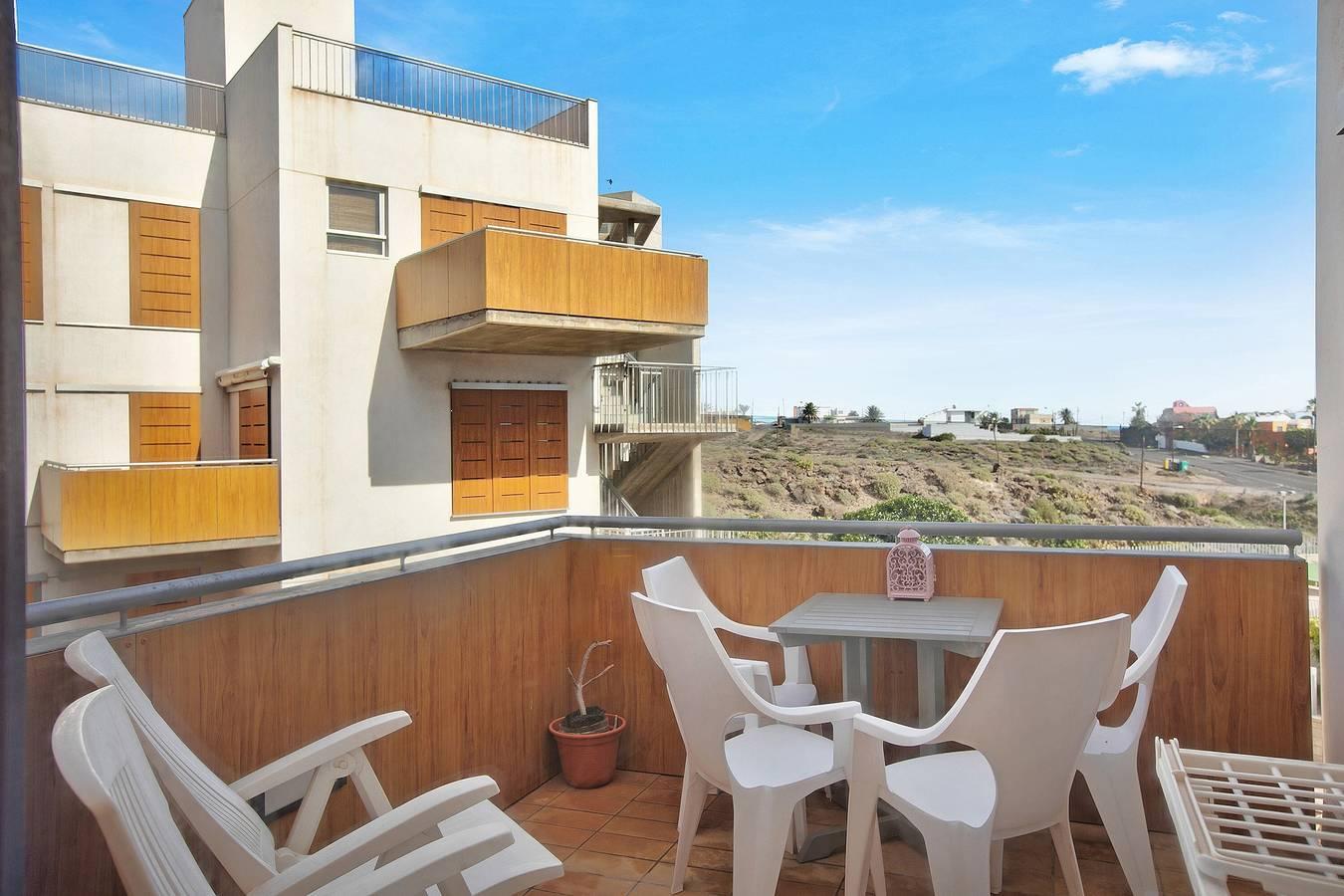 Appartement Edificio Los Martines met zeezicht, zwembad & in Los Martínez, Granadilla de Abona, Spanje voor 3 personen foto 19