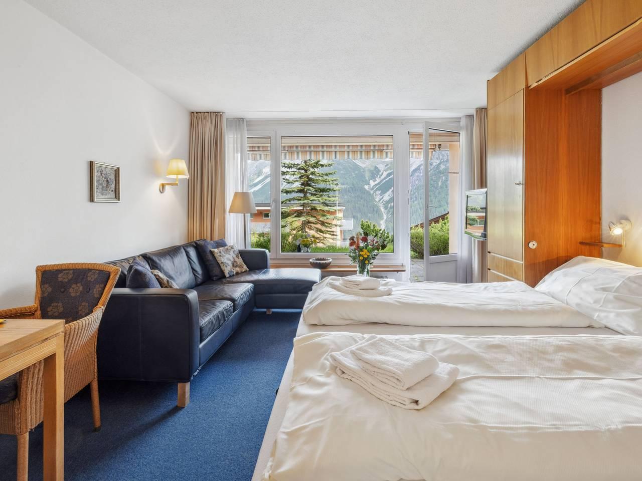 Vakantieappartement met 1 slaapkamer en terras in Arosa, Plessur Alpen, Zwitserland voor 2 personen foto 5