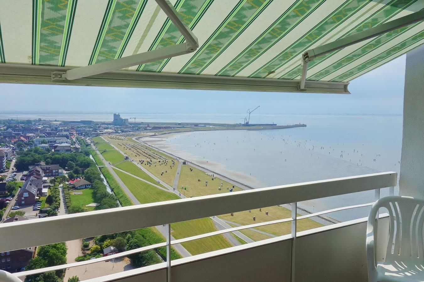 "Whg. Laskowski". Mit Meerblick im Hochhaus in Büsum, Dithmarschen, Duitsland voor 2 personen foto 22