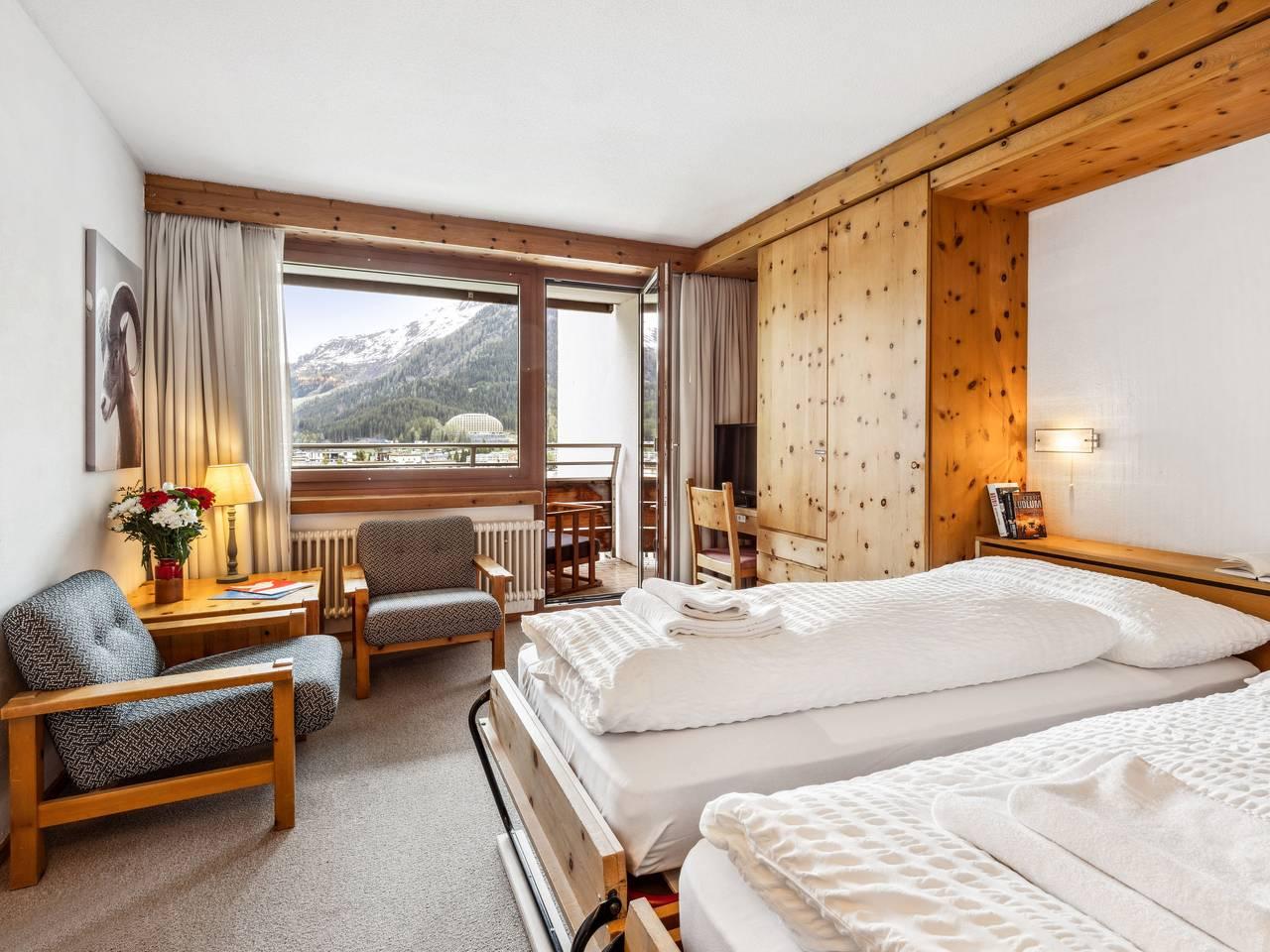 Vakantieappartement met sauna en binnenzwembad in Flüelapass, Davos, Zwitserland voor 2 personen foto 7