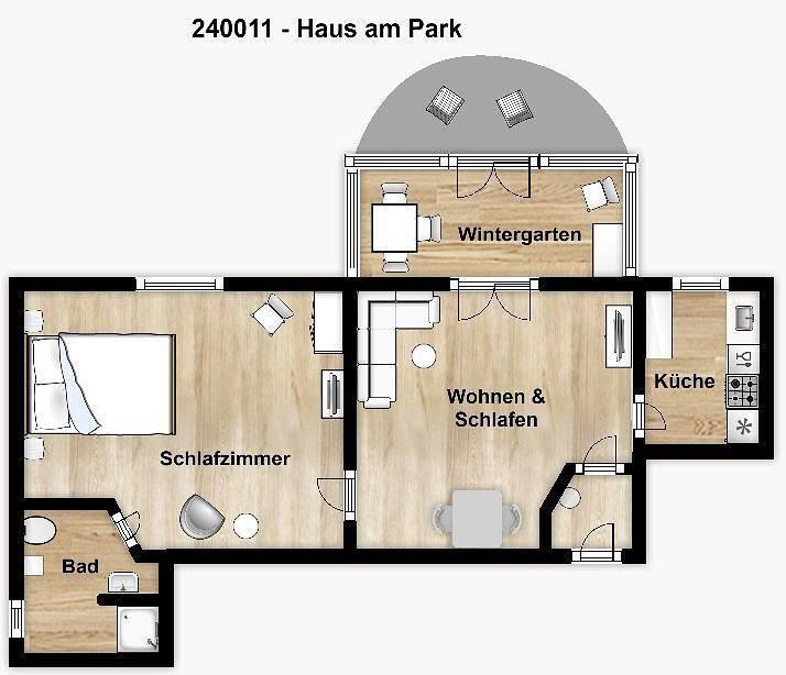 Vakantieappartement met 1 slaapkamer en balkon in Wangerooge, Duitsland voor 4 personen foto 24
