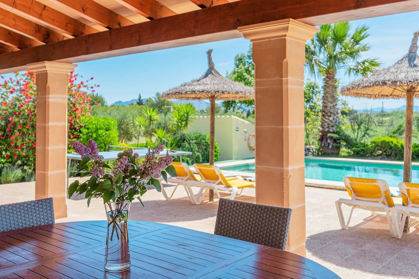 Traditionele villa met privézwembad, Wifi, tuin en terras in Pollença, Kust van Mallorca, Spanje voor 4 personen foto 20