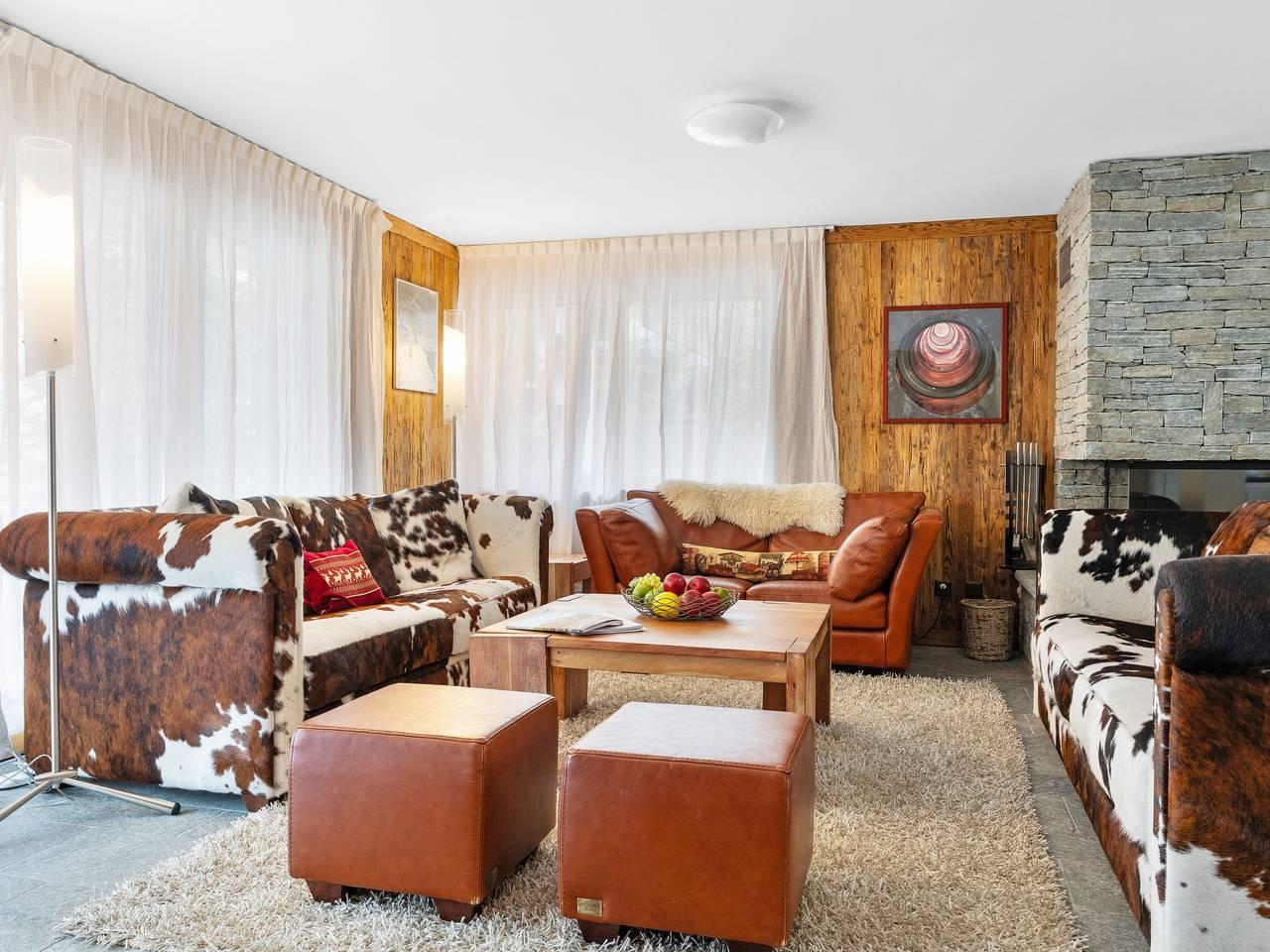 Vakantieappartement met sauna en 3 slaapkamers en balkon in Zermatt, Walliser Alpen, Zwitserland voor 6 personen foto 8