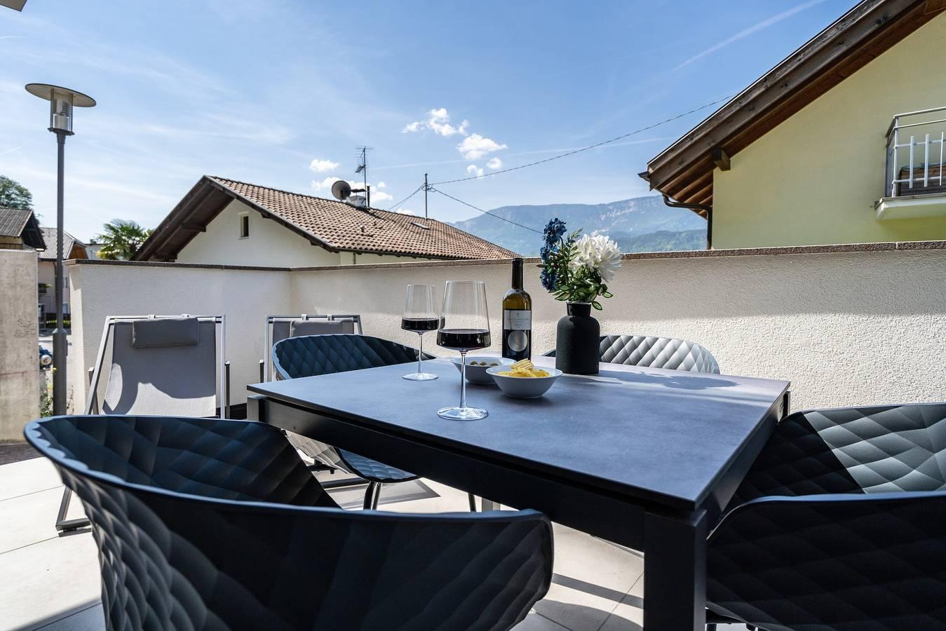 Vakantiewoning "Videre Lodge Gantkofel" met bergzicht, wifi & in Gargazon, Sarntaler Alpen, Italië voor 6 personen foto 24