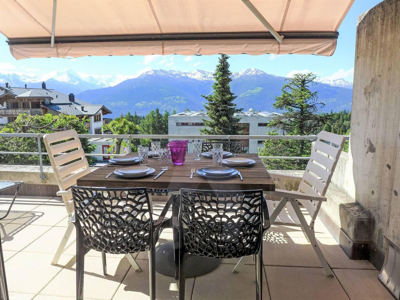 Vakantieappartement met sauna en binnenzwembad in Crans-Montana, Zwitserland voor 2 personen foto 20