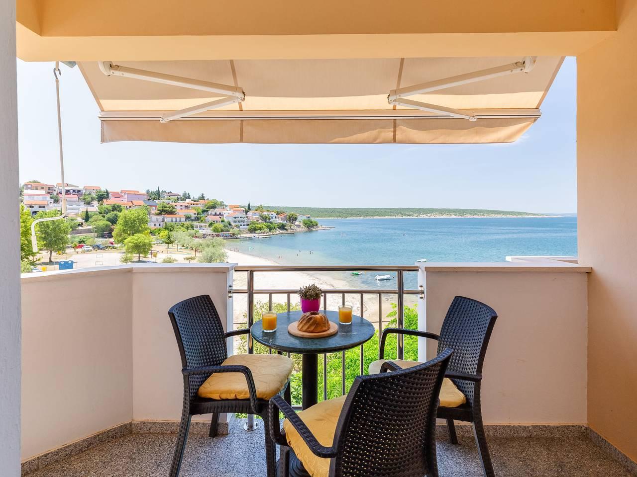 Vakantieappartement met zeezicht en airconditioning in Obrovac, Zadar, Kroatië voor 3 personen foto 22