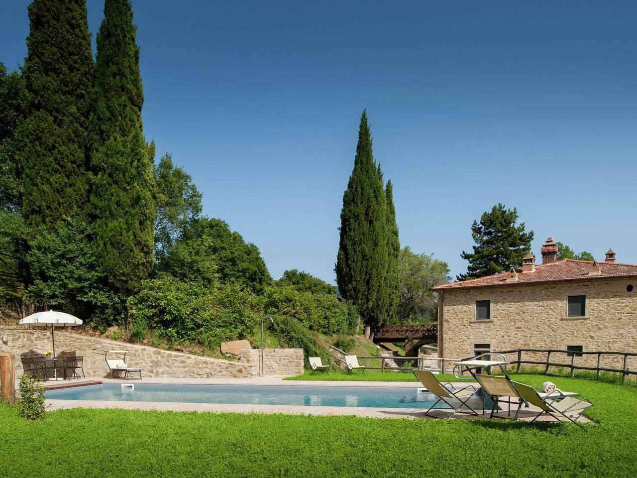 Villa in Toscane met Wijngaard in Arezzo, Provincie Arezzo, Italië voor 10 personen foto 19