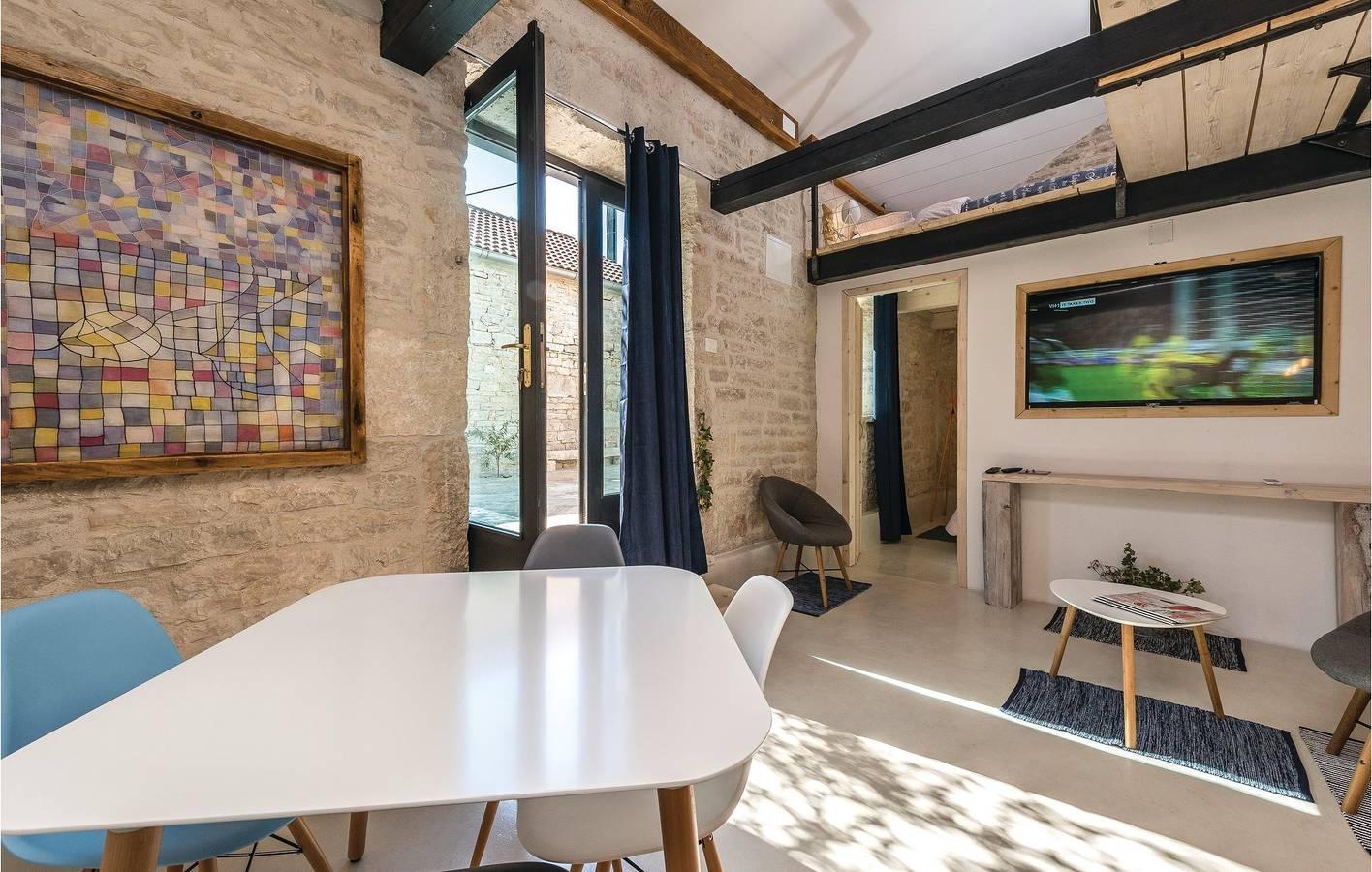 Gezellig appartement op 2 km van de kust – 150 m² met wifi, terras in Pridraga, Donji Karin, Kroatië voor 8 personen foto 19