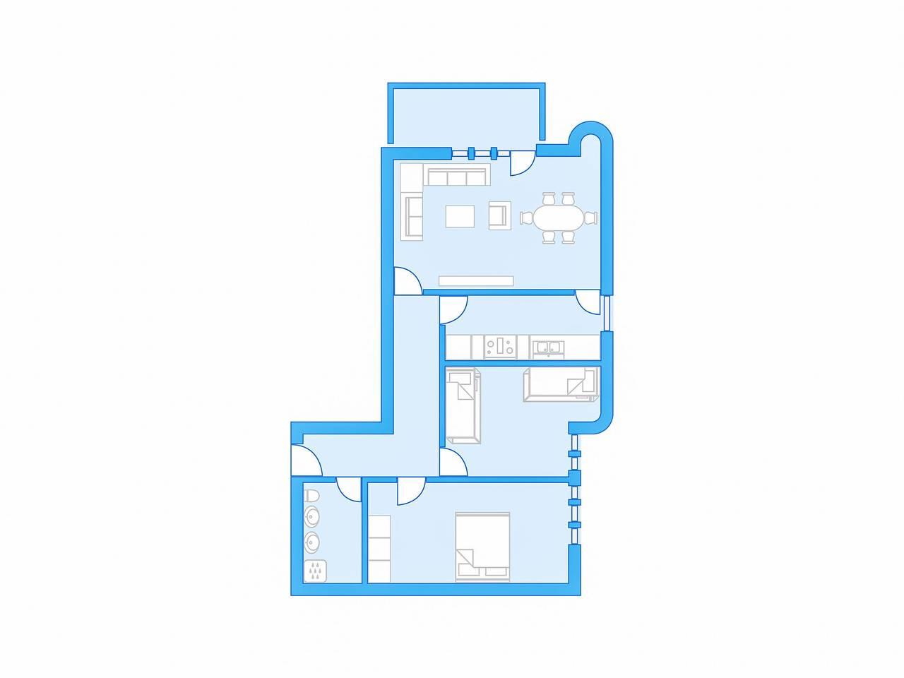 Allod Park Haus C 307 in Davos Platz 1, Davos, Zwitserland voor 5 personen foto 17