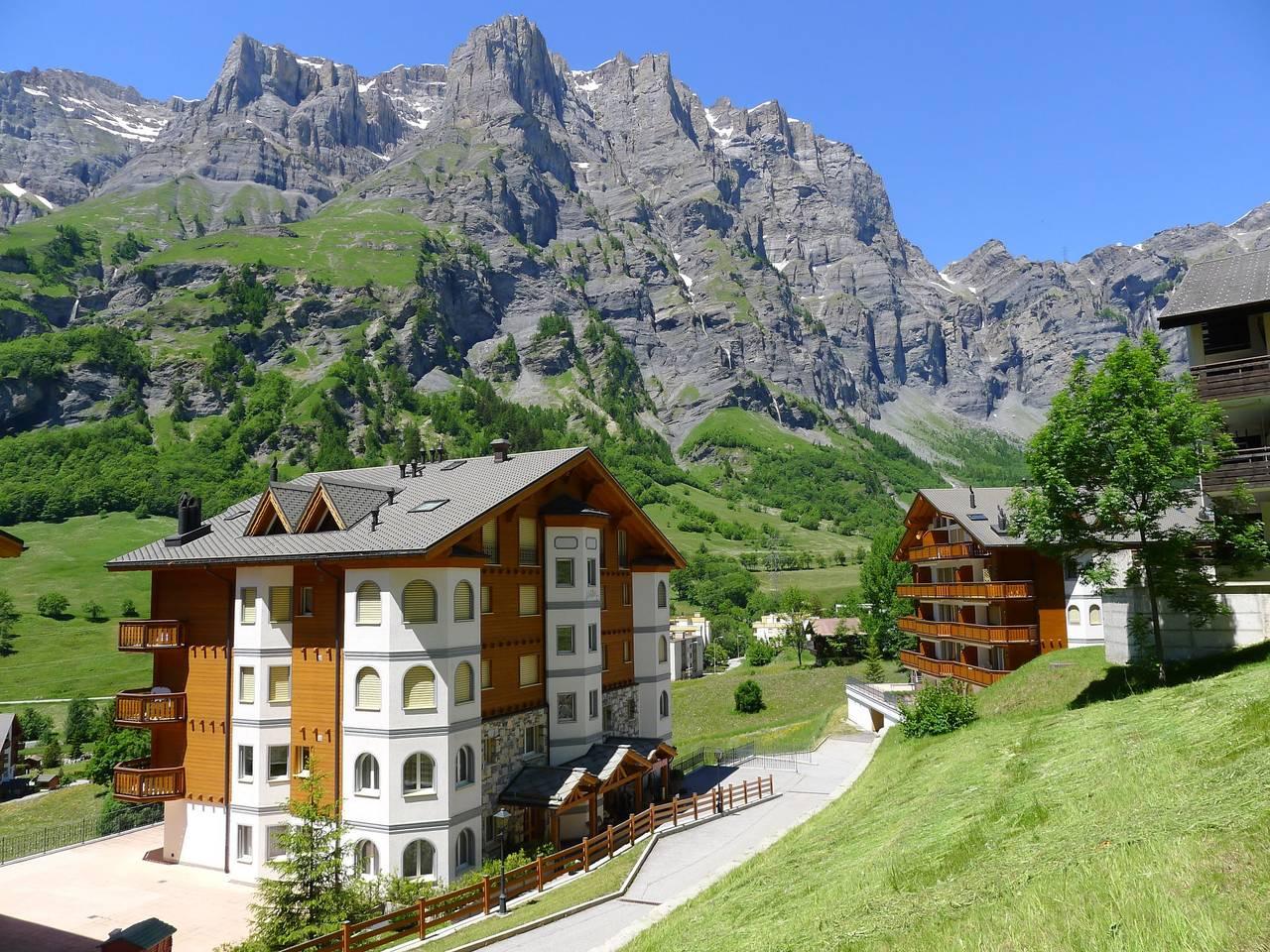 Vakantieappartement in Leukerbad, Zwitserland voor 4 personen