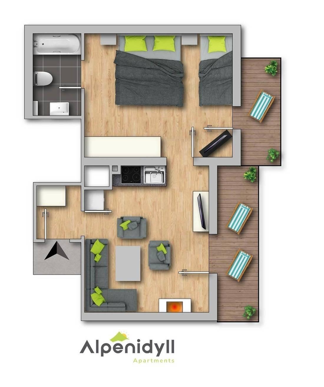 Vakantieappartement in Tauern, Oostenrijk voor 3 personen foto 11