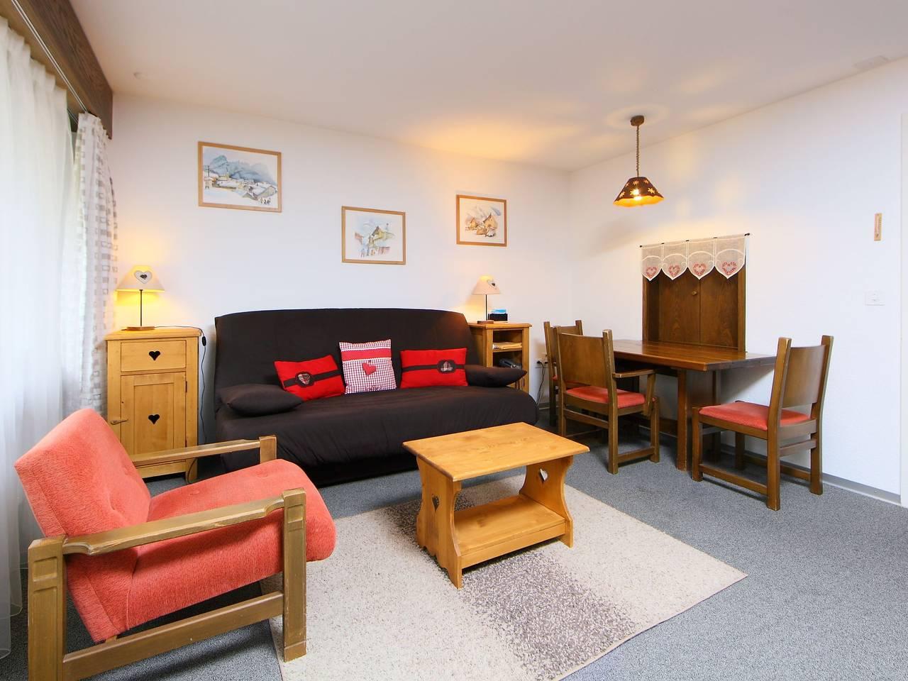 Vakantieappartement met 1 slaapkamer en balkon in Leukerbad, Wallis, Zwitserland voor 2 personen foto 8