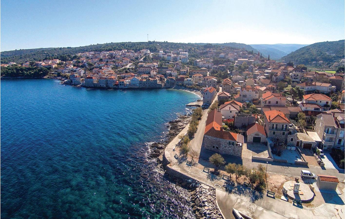 Charmant appartement met zwembad, terras en wifi – 2 km in Dol (Postira), Postira, Kroatië voor 6 personen foto 23