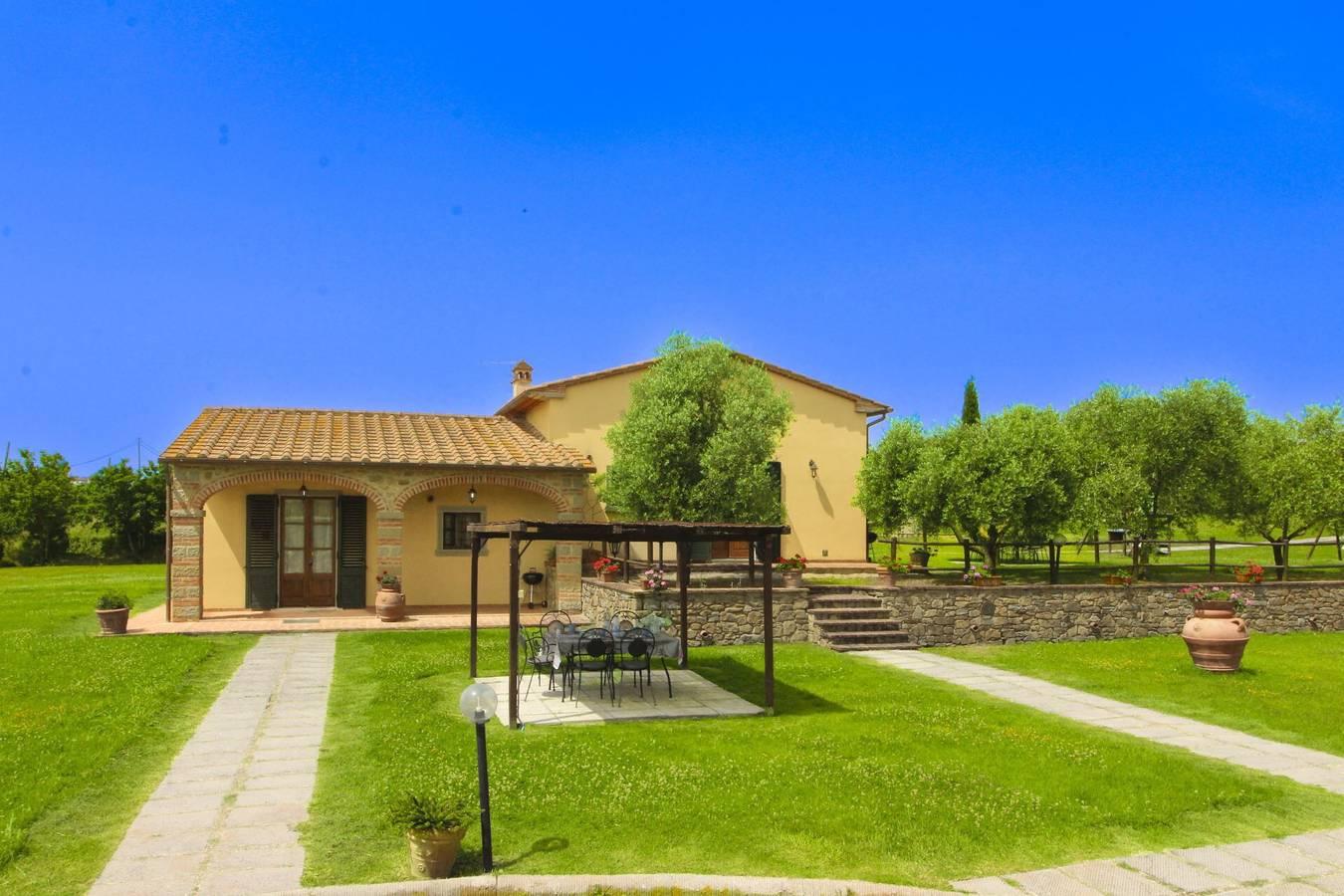 Vakantieappartement met zwembad in Cortona, Provincie Arezzo, Italië voor 4 personen foto 21
