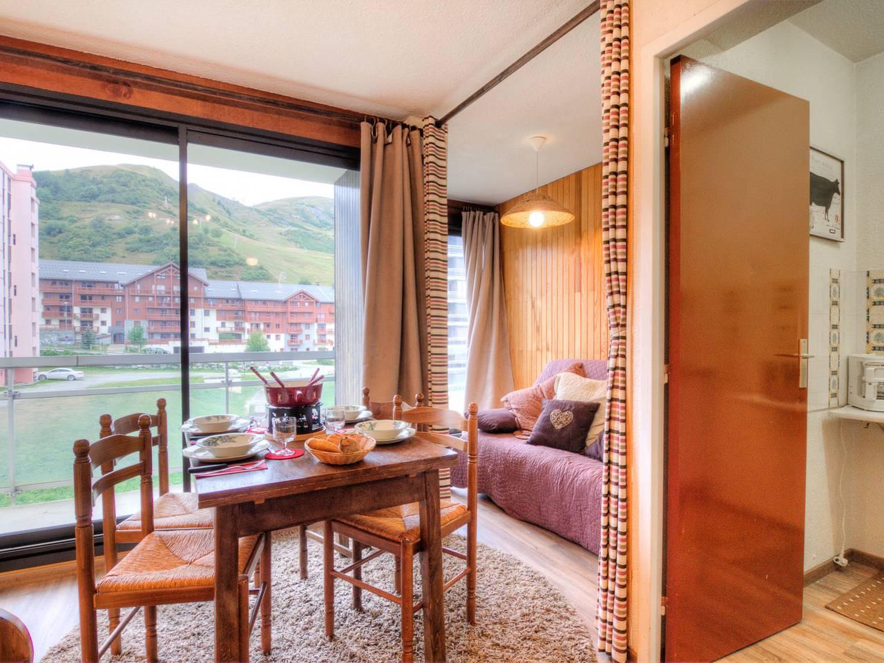 Vakantieappartement met 1 slaapkamer en balkon in La Toussuire, Fontcouverte-la Toussuire, Frankrijk voor 4 personen foto 4