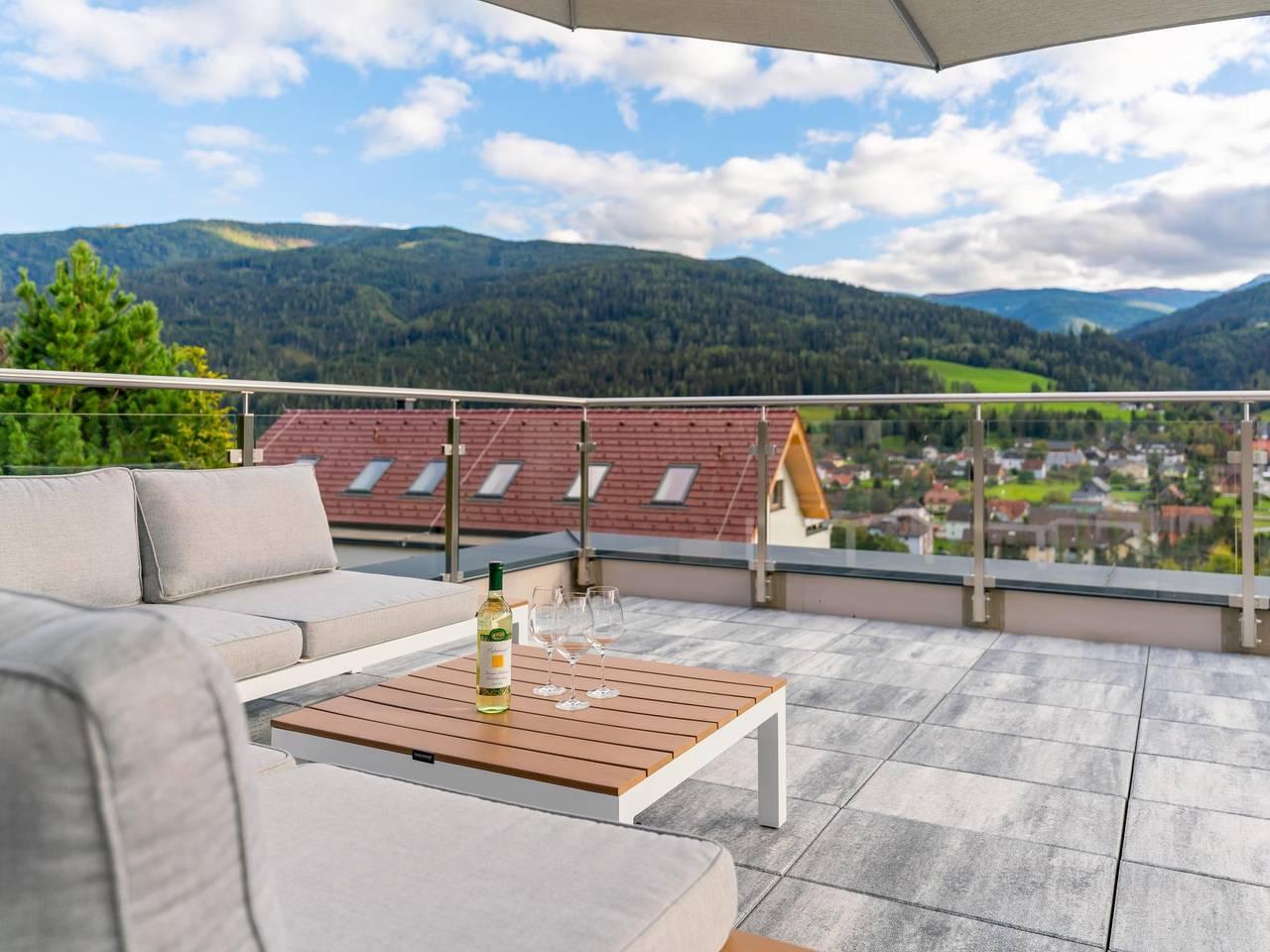 Prachtige Lodge met groot terras in St. Georgen ob Murau, Sankt Georgen am Kreischberg, Oostenrijk voor 10 personen foto 24