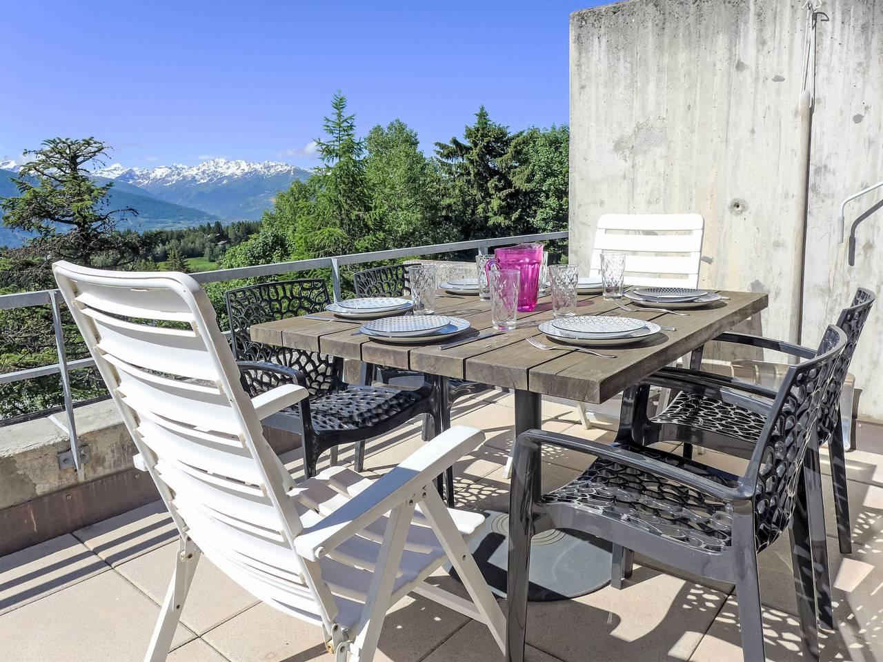 Vakantieappartement met sauna en binnenzwembad in Crans-Montana, Zwitserland voor 2 personen foto 21