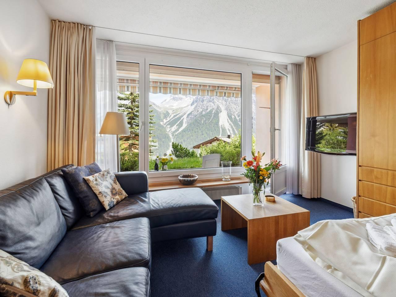 Vakantieappartement met 1 slaapkamer en terras in Arosa, Plessur Alpen, Zwitserland voor 2 personen foto 9