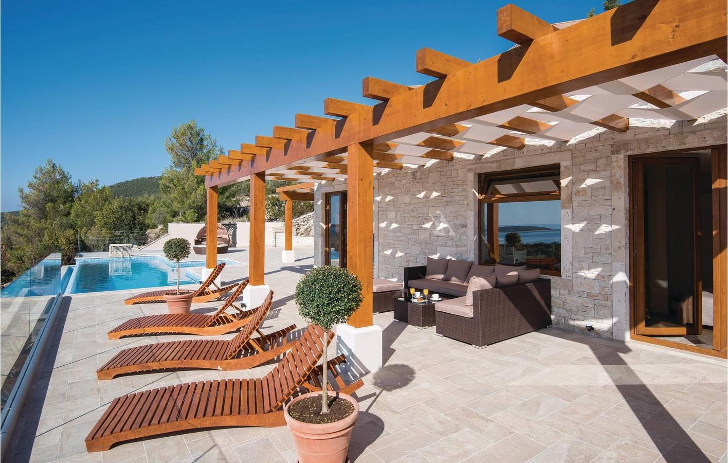 Gezellig appartement met 2 slaapkamers, zwembad, terras en op 1,5 km in Blato, Korcula, Kroatië voor 5 personen foto 20