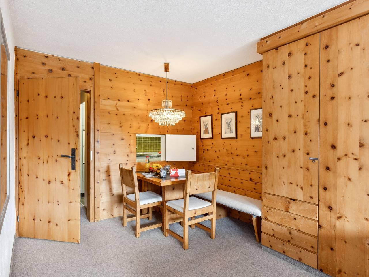 Vakantieappartement met sauna en binnenzwembad in Flüelapass, Davos, Zwitserland voor 4 personen foto 14