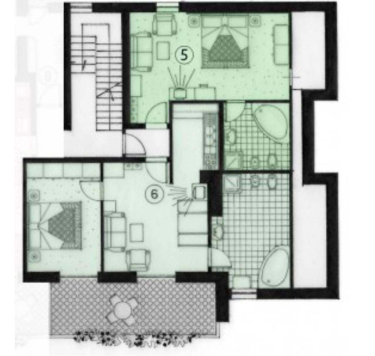 Appartement "Cesa Soramurat 5 6" met Uitzicht op de Bergen in Canazei, Dolomiti Superski, Italië voor 6 personen foto 24